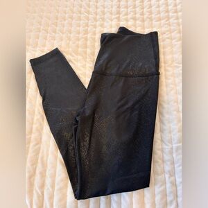 Beyond Yoga ‘Snakeskin’ Black Leggings